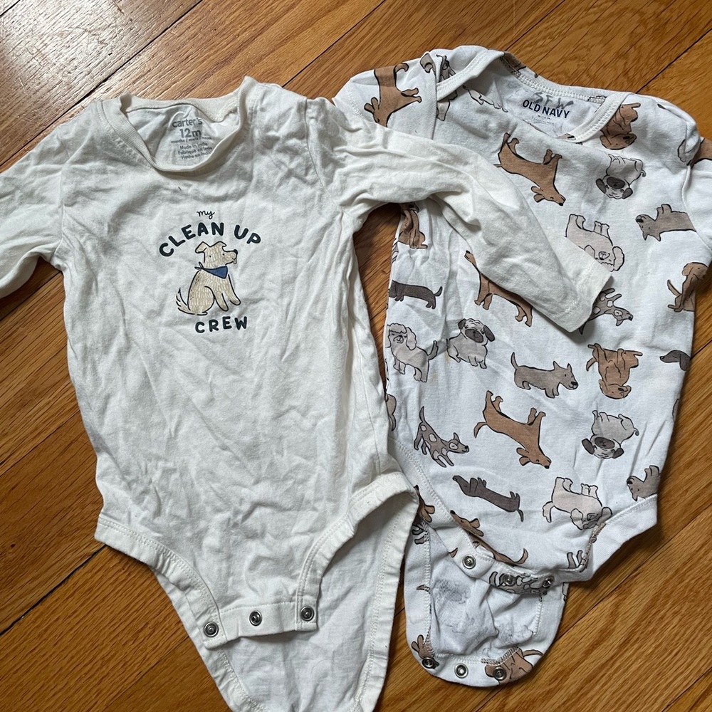 Carter's Kids Bodysuit Set - White and Brown